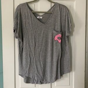 —Medium Amelia James Donut V Neck